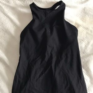Black High Neck Lululemon Tank